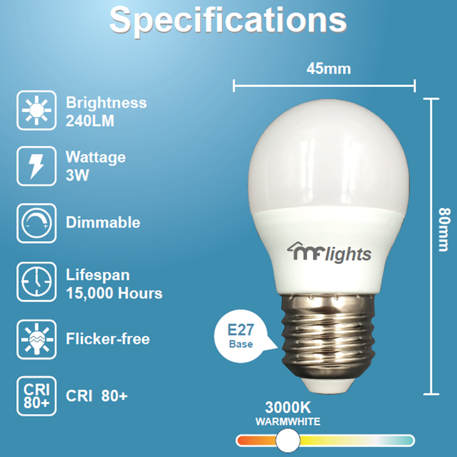 LED Dimmable Mini Bulb Warmwhite