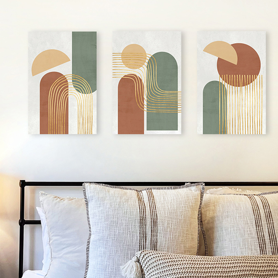 Cevin Set of 3 Canvas Wall Art