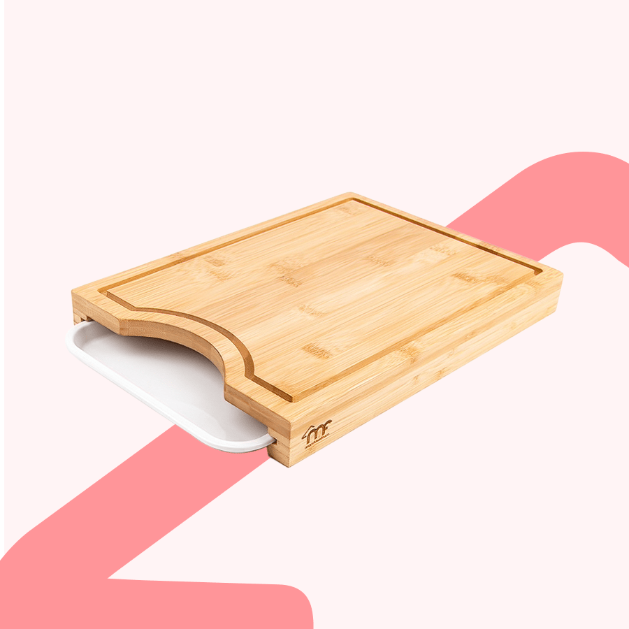 Drevo Cutting Board with Pullout Tray