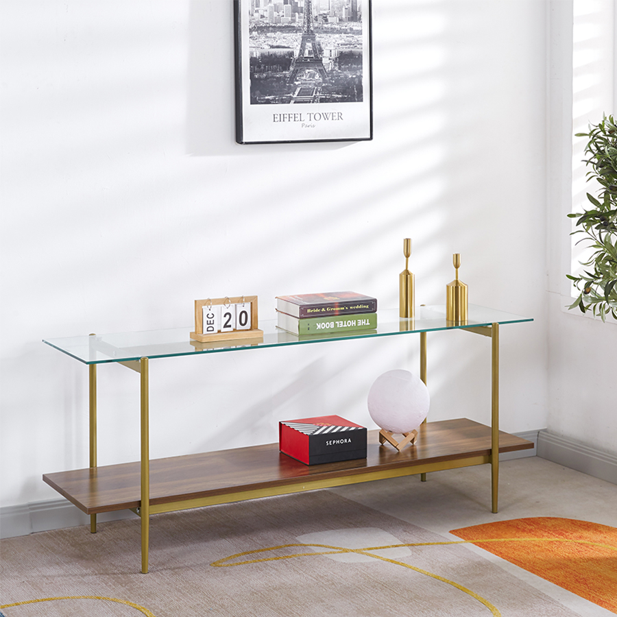 Bexley Glass Top TV Stand