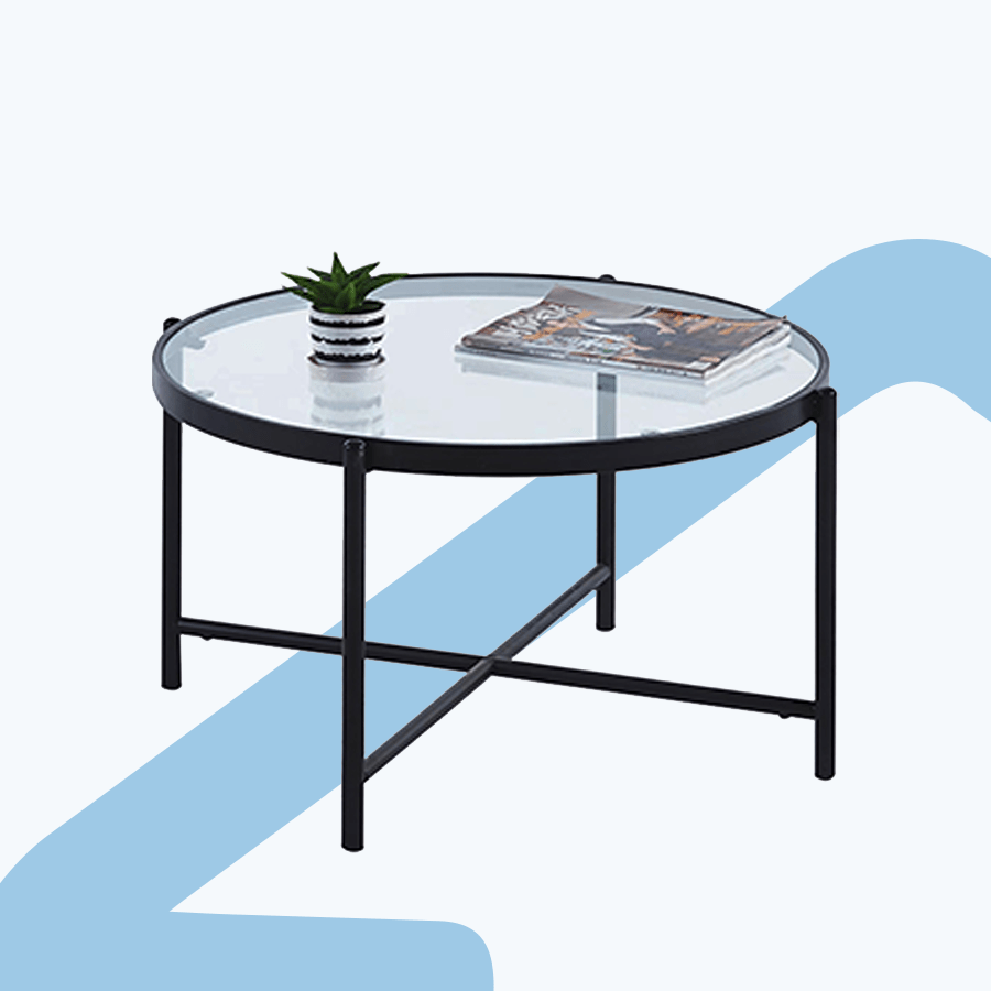 Livia Glass Coffee Table