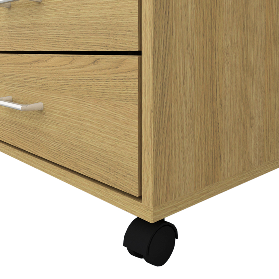 Rhys Tall 4 Drawer with Door Pedestal