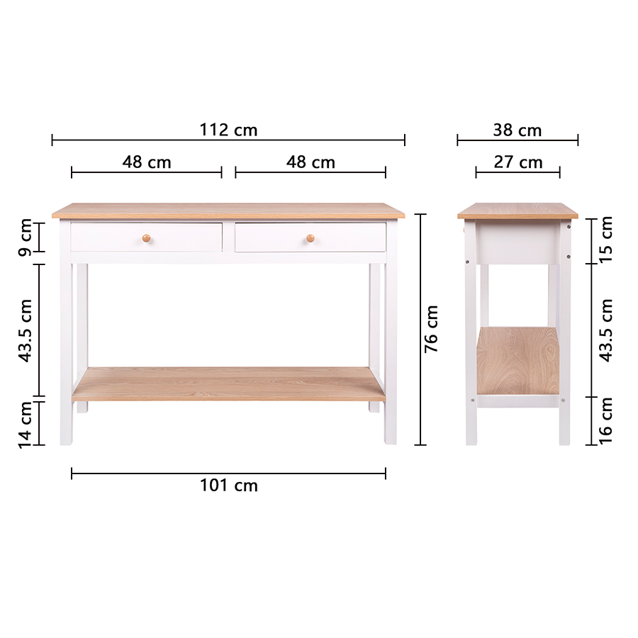 Amber Console Table