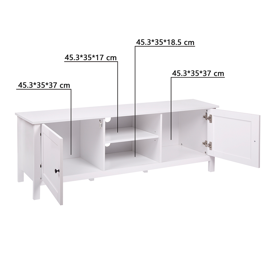 Amber 150 cm TV Stand with 2 Doors