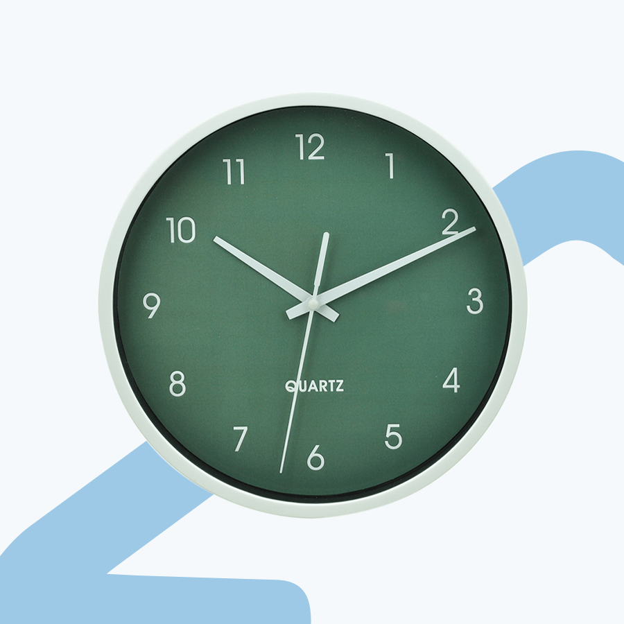 Enok Deep Green Wall Clock