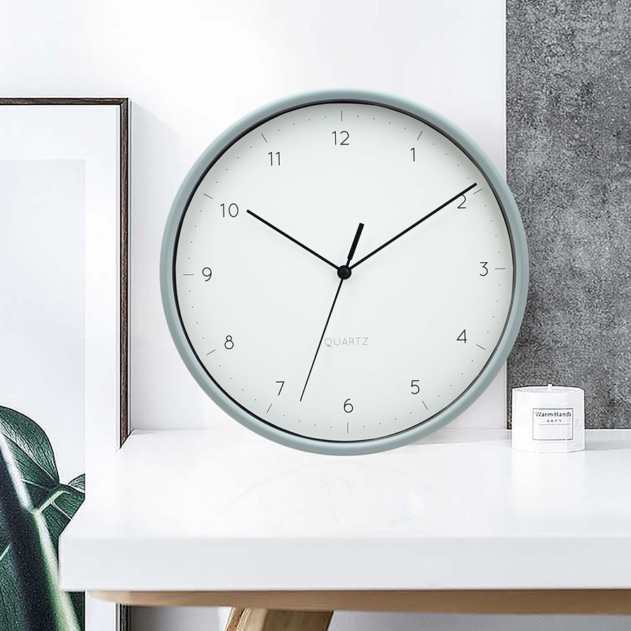Evin Grey Wall Clock