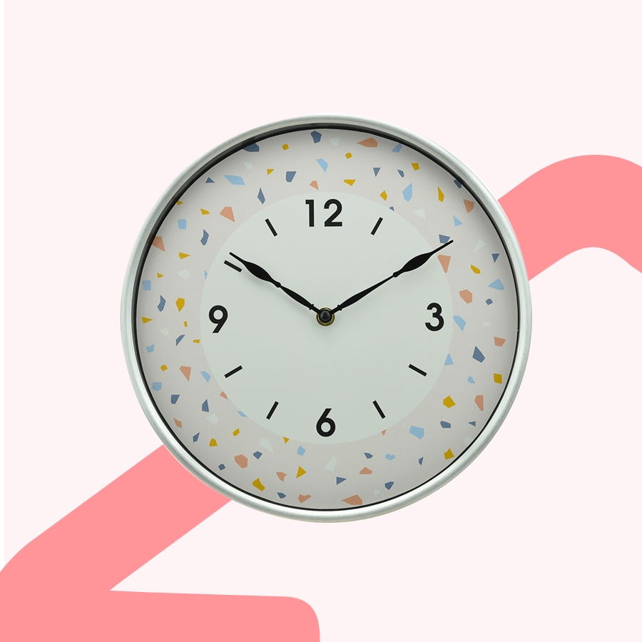Evin Aluminum Wall Clock