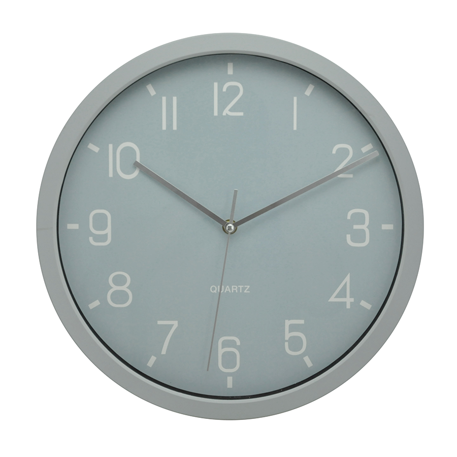 Edine Grey Wall Clock
