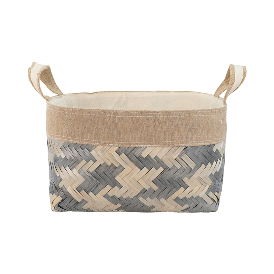 Drevo Bamboo Basket with Linen