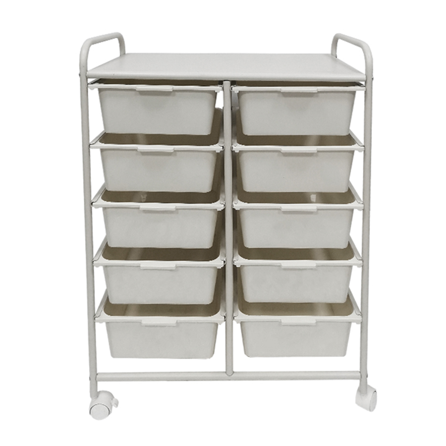 Tyrell Double with 10 Drawer Trolley