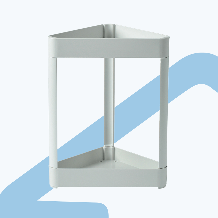 Varga 2 Layer Corner Shelf Unit