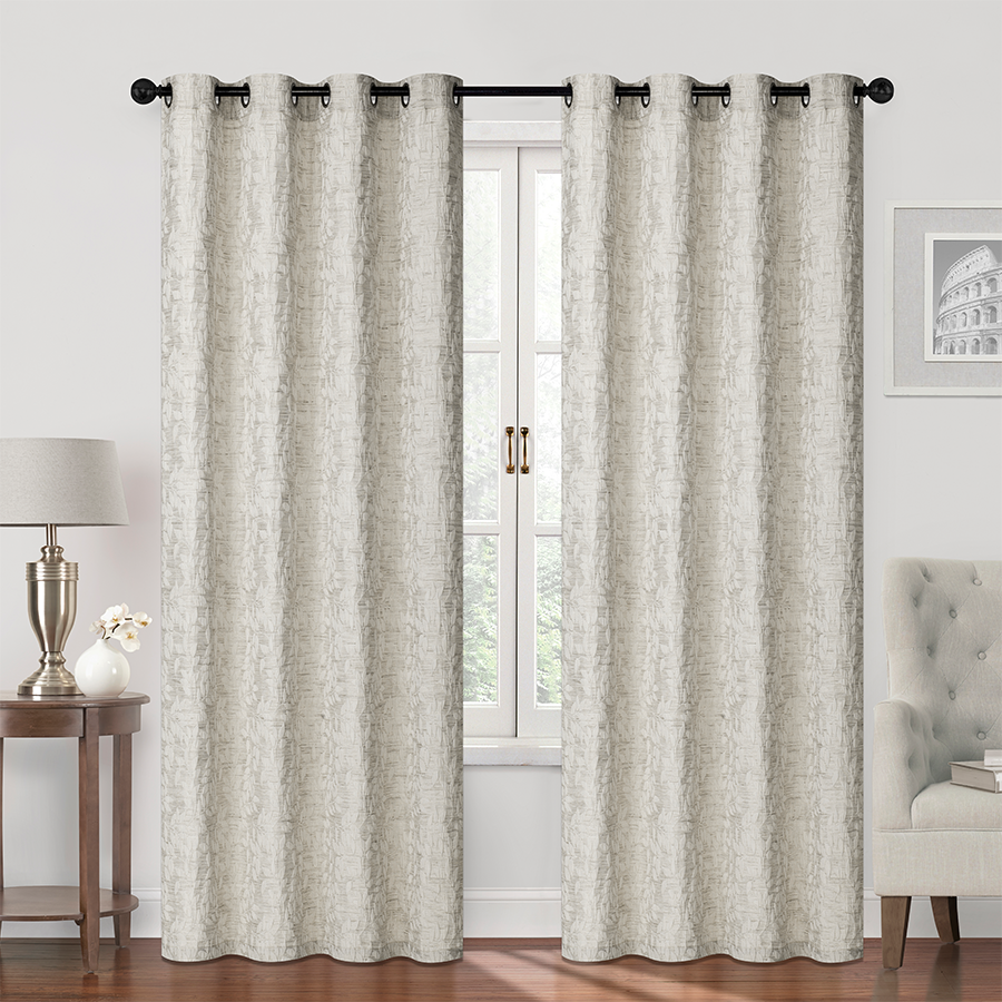 Benita Cream Linen Curtain