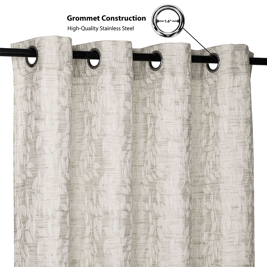 Benita Cream Linen Curtain