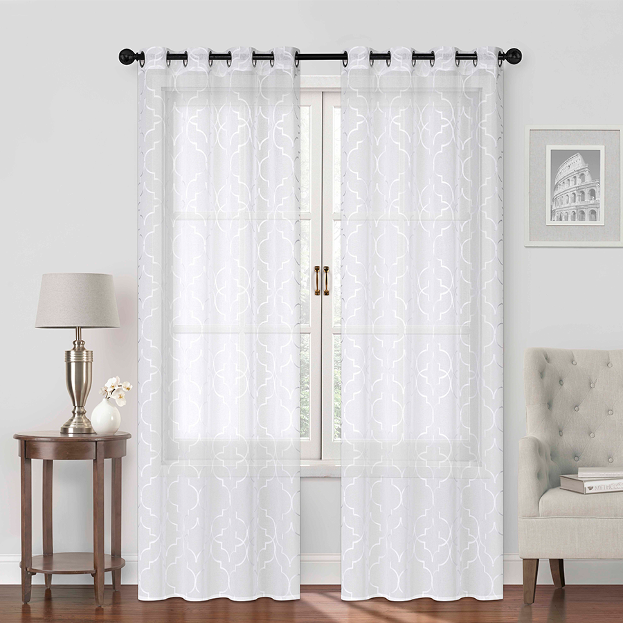 Bine Embroidered Curtain