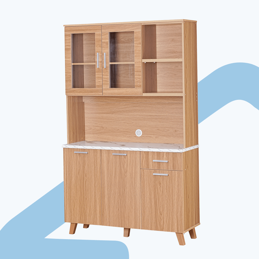 #color_Oak + White Marble