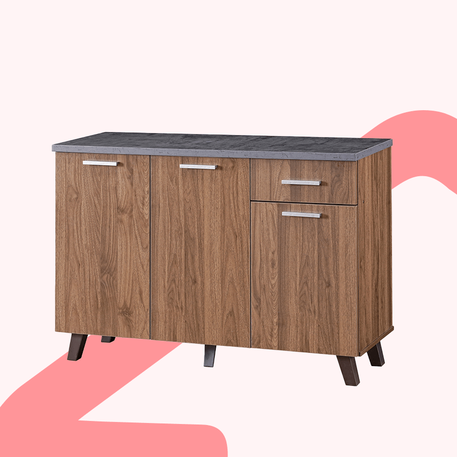 #color_Walnut + Grey Marble
