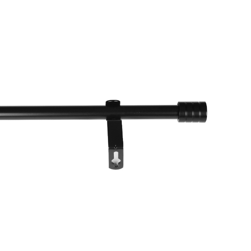 Add A Rod Basic Adjustable Black Curtain Rod