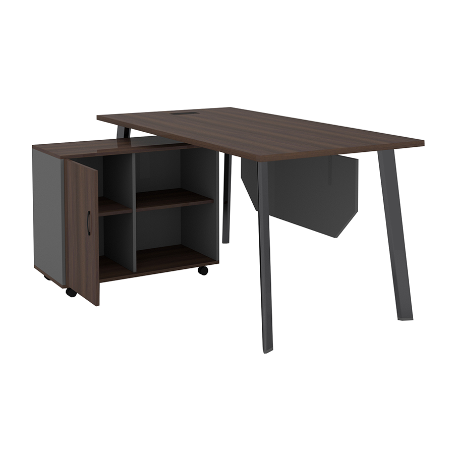 Alice 160 cm Executive Desk with Mobile Cabinet