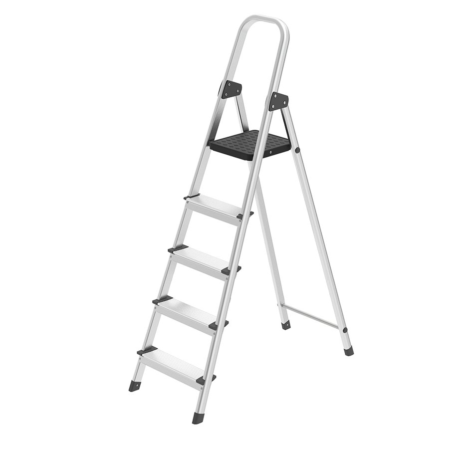 Omari 5 Step Aluminum Ladder