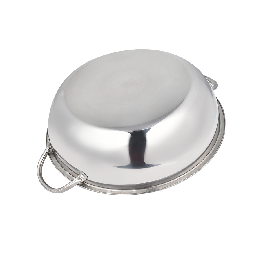 Stainless Steel Flat Bottom Wok