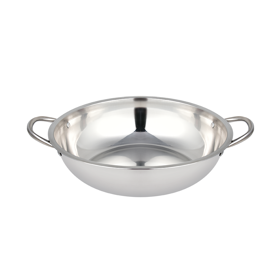 Stainless Steel Flat Bottom Wok