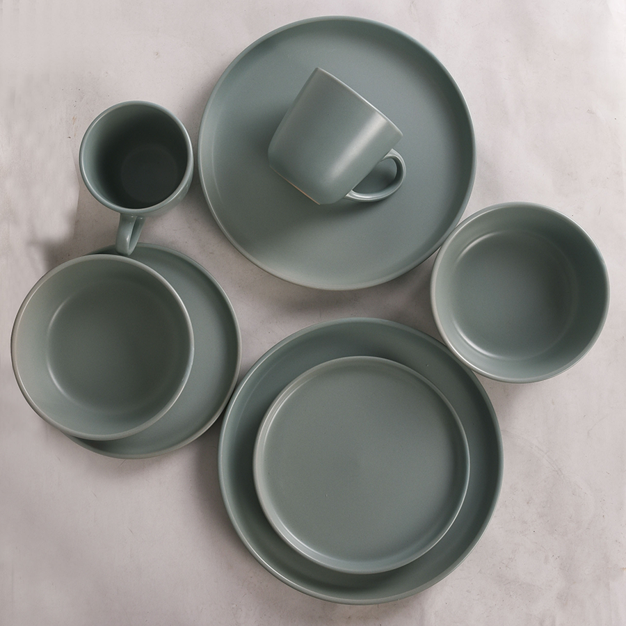 Moya Stoneware Dinner Set 8pc