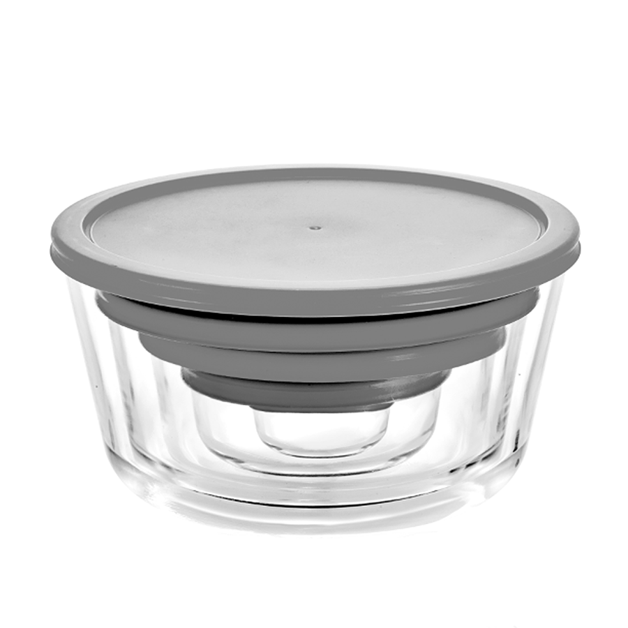 Rostov Glass Bowl with Lid