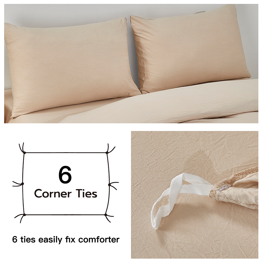 Super Soft Oat 4pc Sheet Set