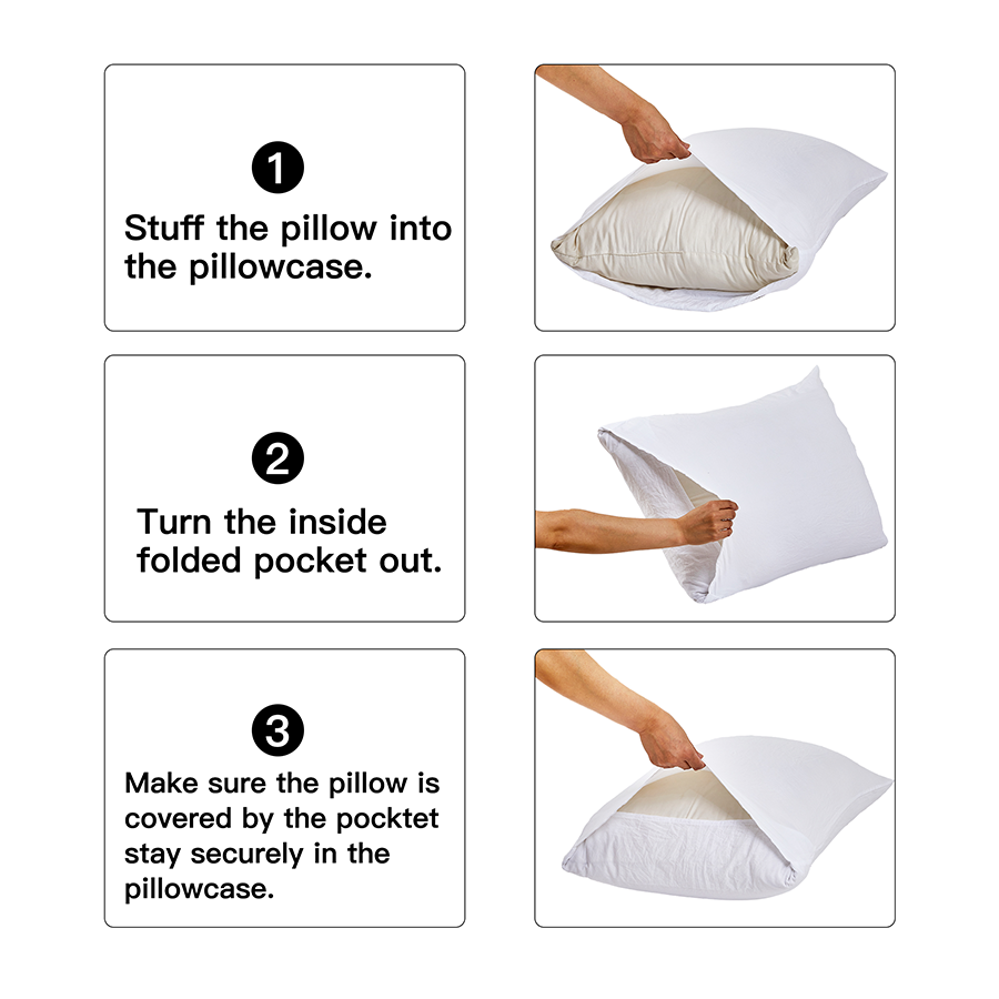 Super Soft White Pillowcases