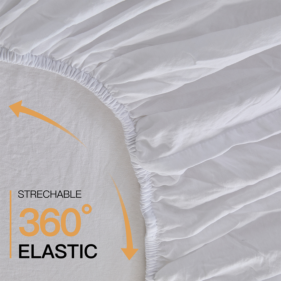 Super Soft White 4pc Sheet Set