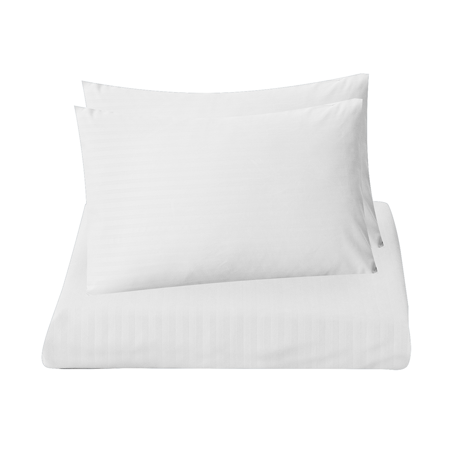 Deluxe White Plain Sheet 3pc Set