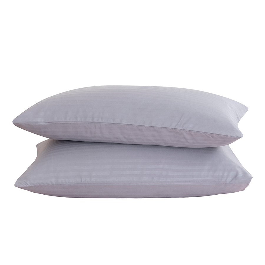 Deluxe Gray Plain Pillowcases