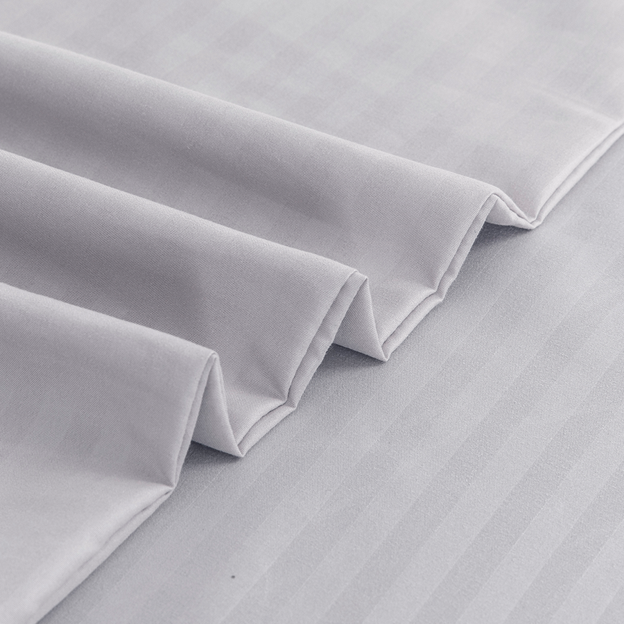 Deluxe Gray Plain Sheet 4pc Set