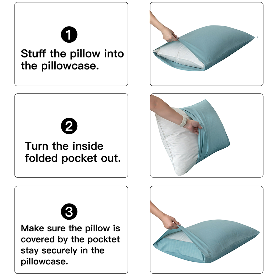 Deluxe Duck Egg Plain Pillowcases