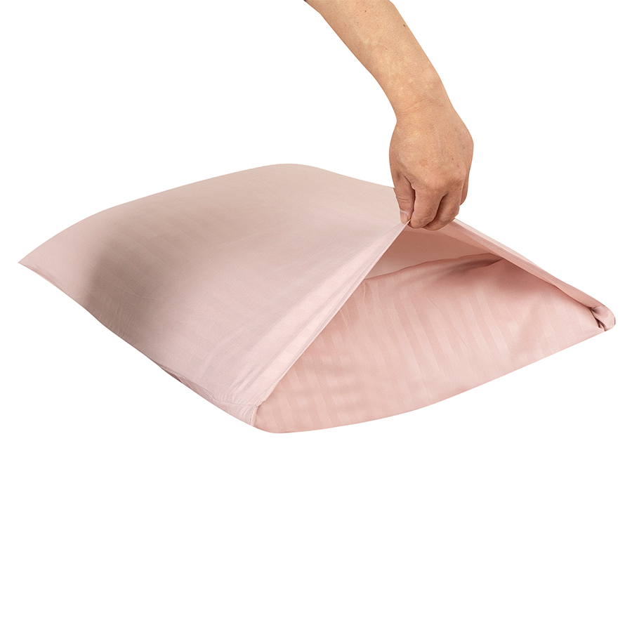 Deluxe Rose Dust Plain Pillowcases