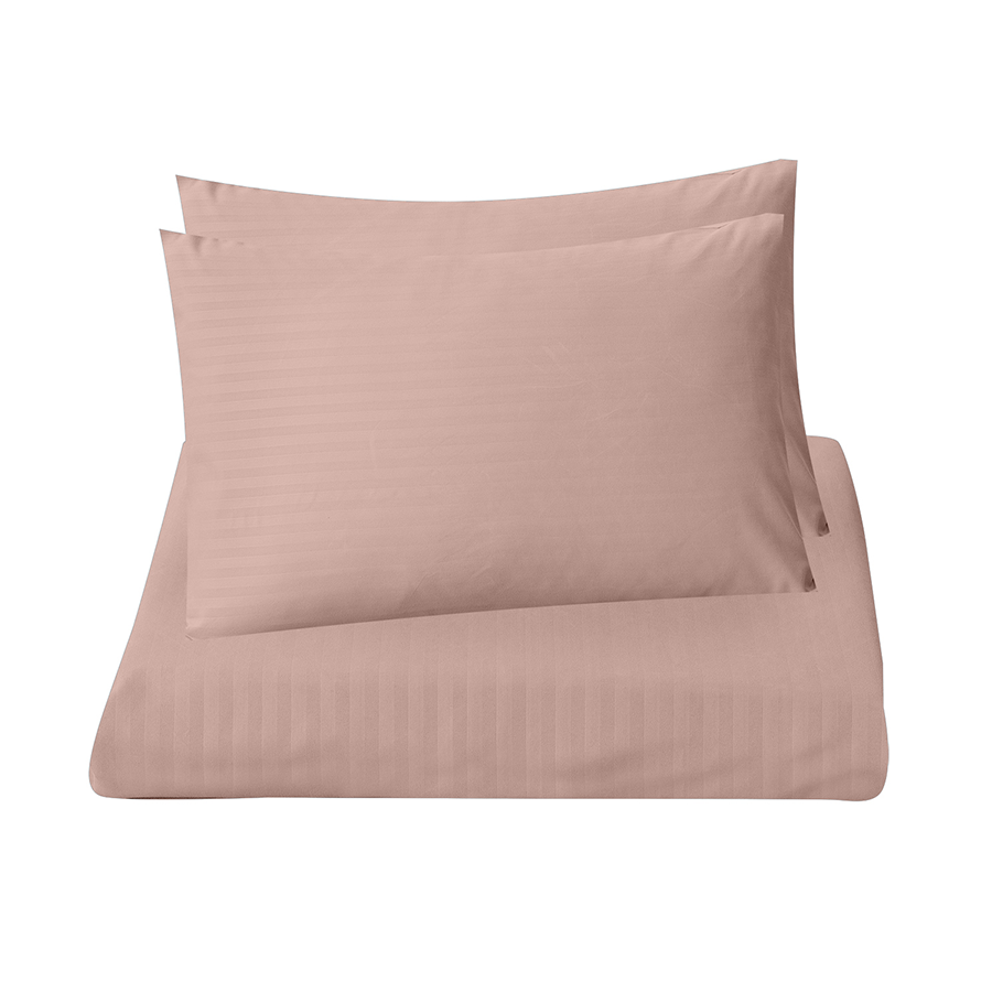 Deluxe Rose Dust Plain 3pc Sheet Set