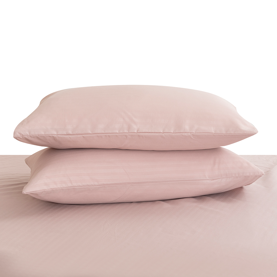 Deluxe Rose Dust Plain 3pc Sheet Set