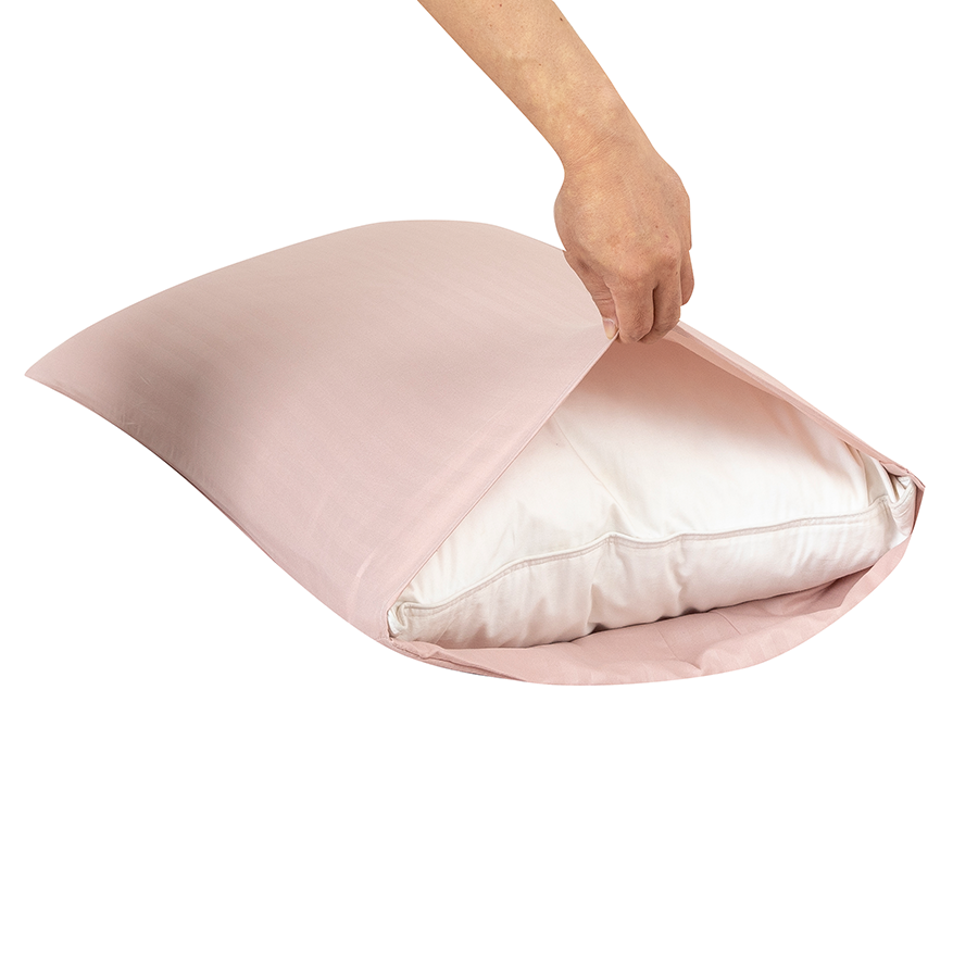 Deluxe Rose Dust Plain Bed in A Bag Linen