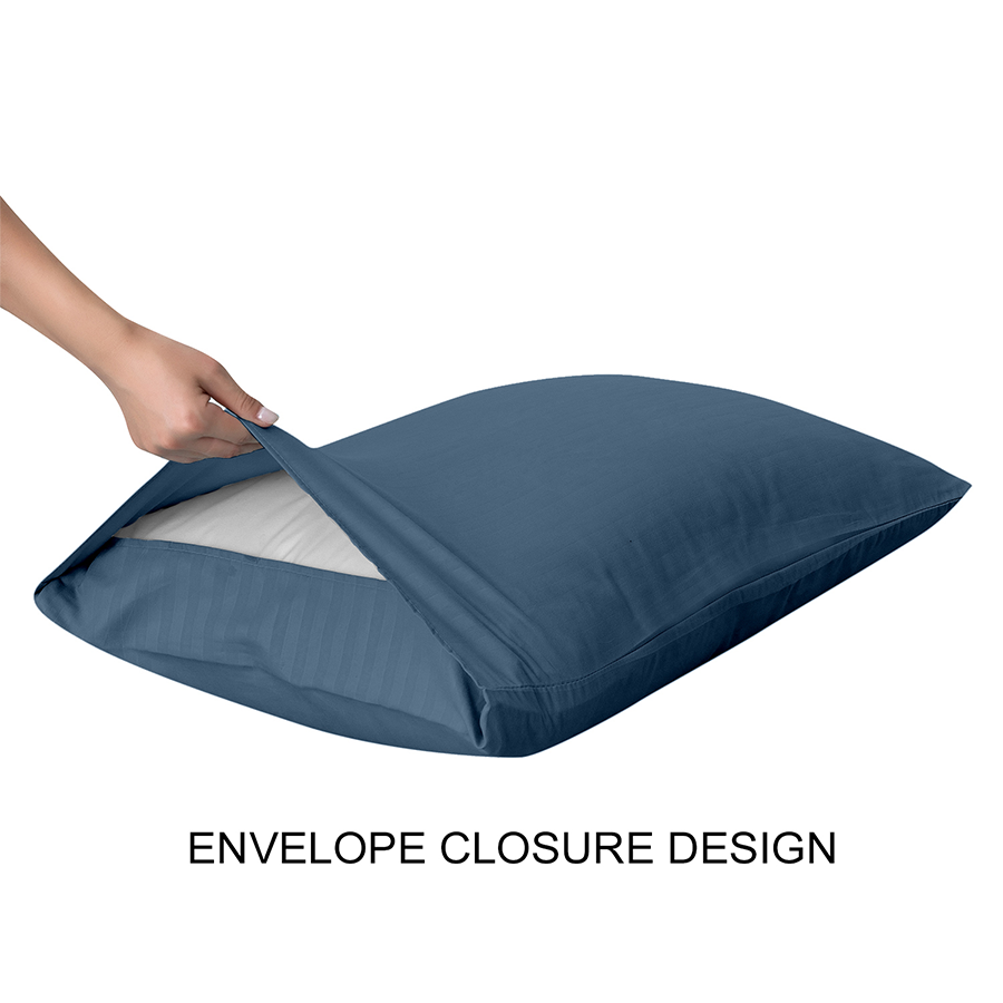 Deluxe Cool Gray Plain Pillowcases