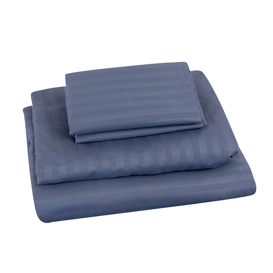 Deluxe Cool Gray Plain Sheet 4pc Set