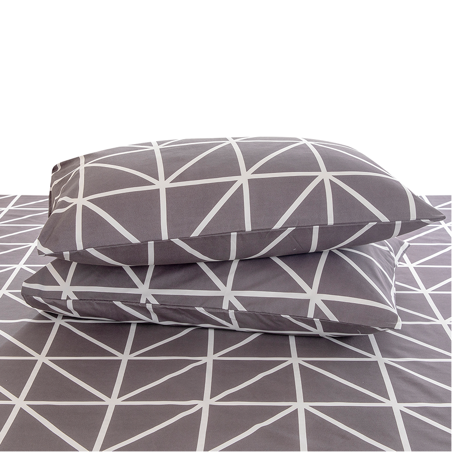 Zea Basic Printed 3pc Sheet Set