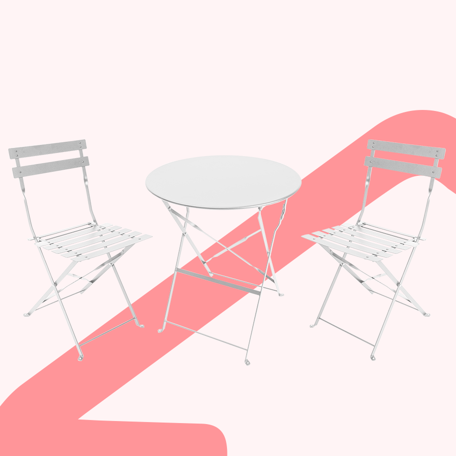 Ansel Outdoor Round 2 Seater Dining Set