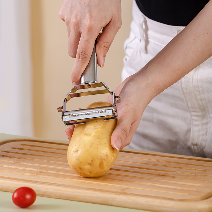 Ian Stainless Steel 2 in 1 Peeler