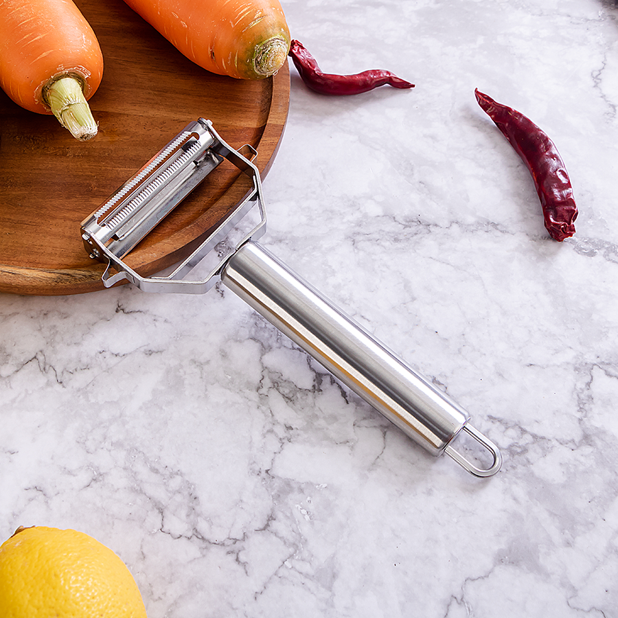 Ian Stainless Steel 2 in 1 Peeler