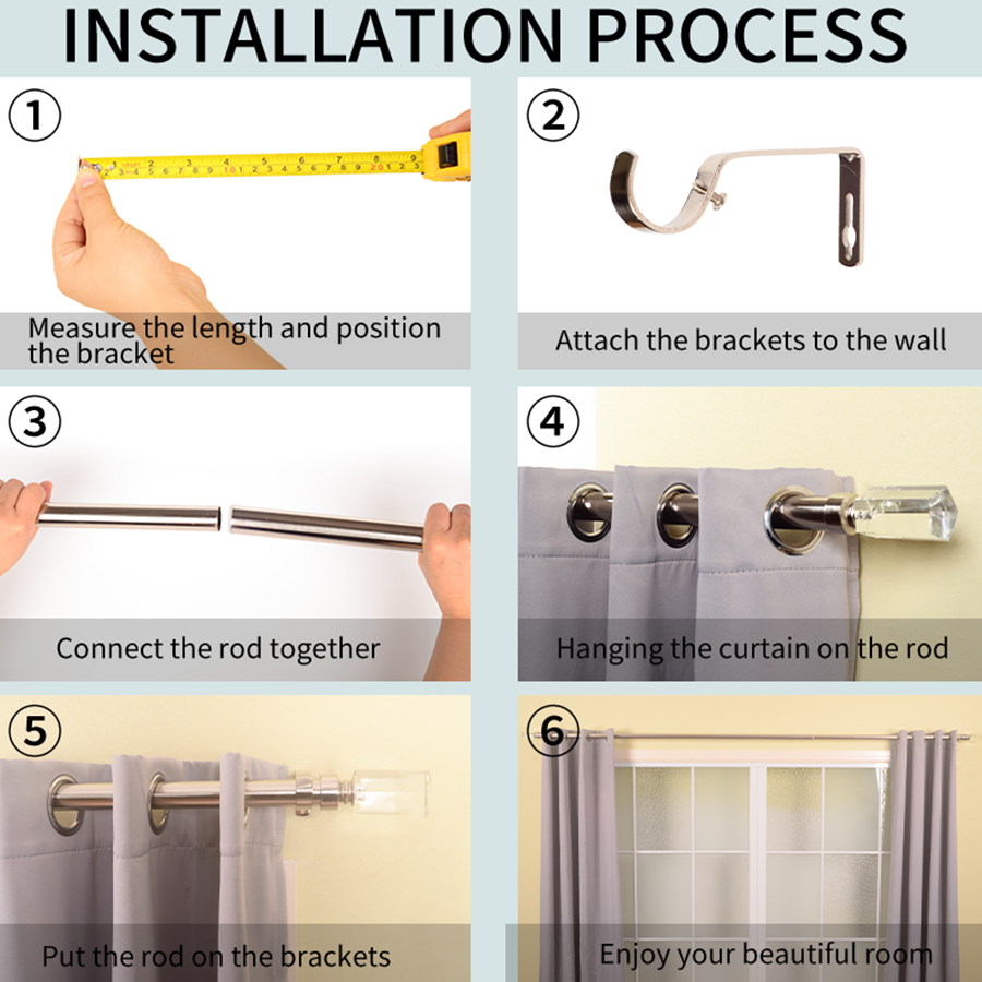 Tana Heavy-Duty Curtain Rod