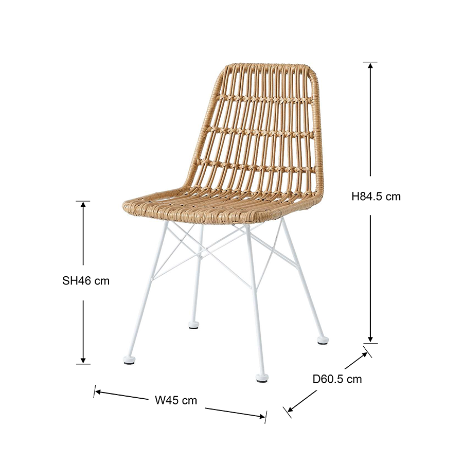 Pike Rattan Dining Chair