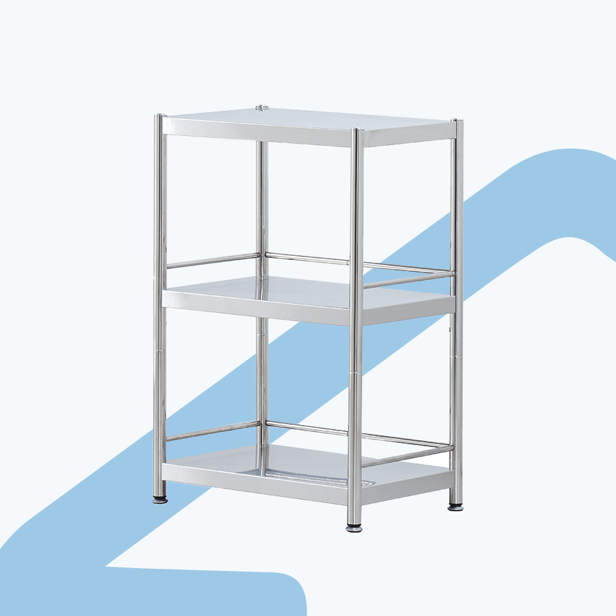 Weston 60 SS 3 Tier Metal Rack