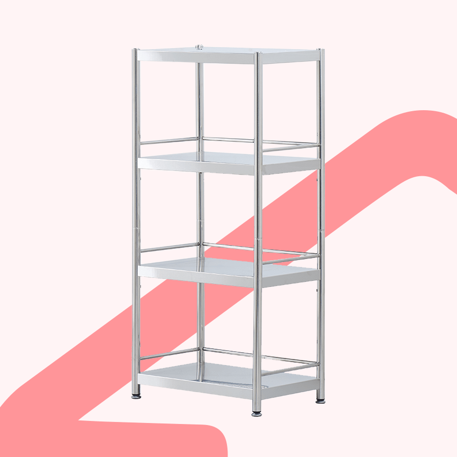 Weston 60 SS 4 Tier Metal Rack