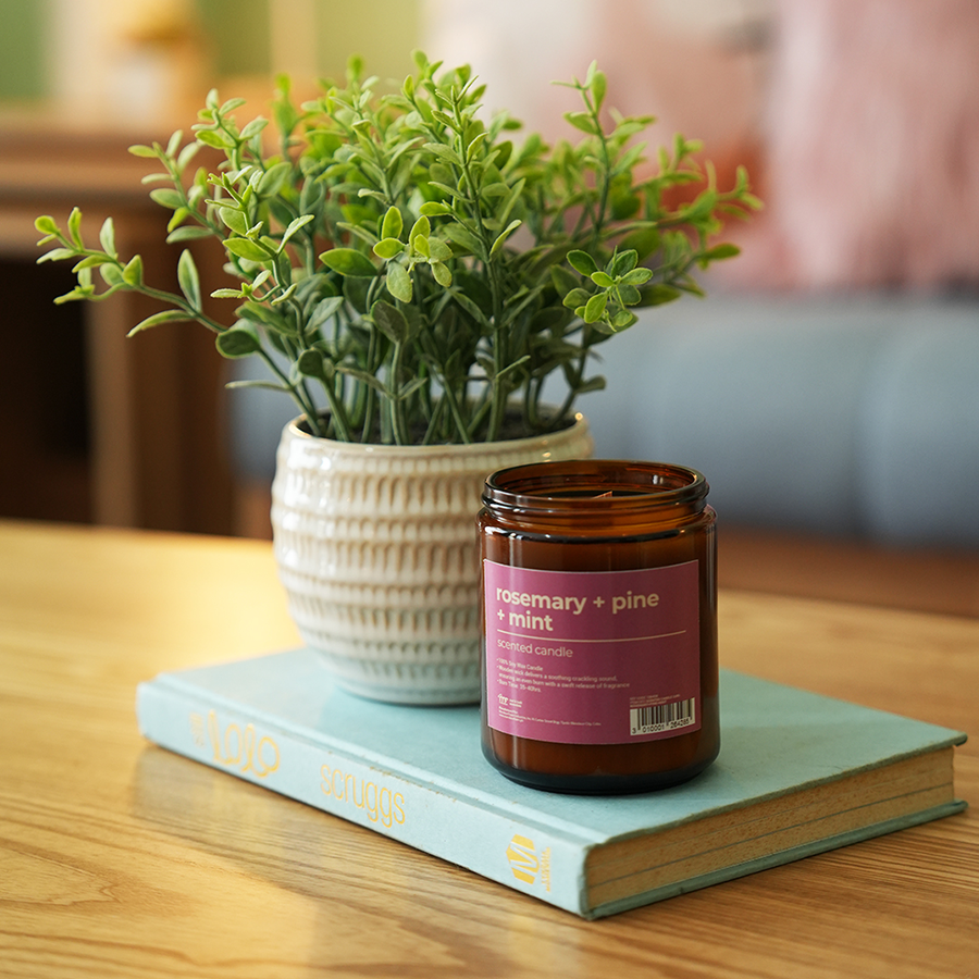 Scented Candle 220g - Rosemary + Pine + Mint