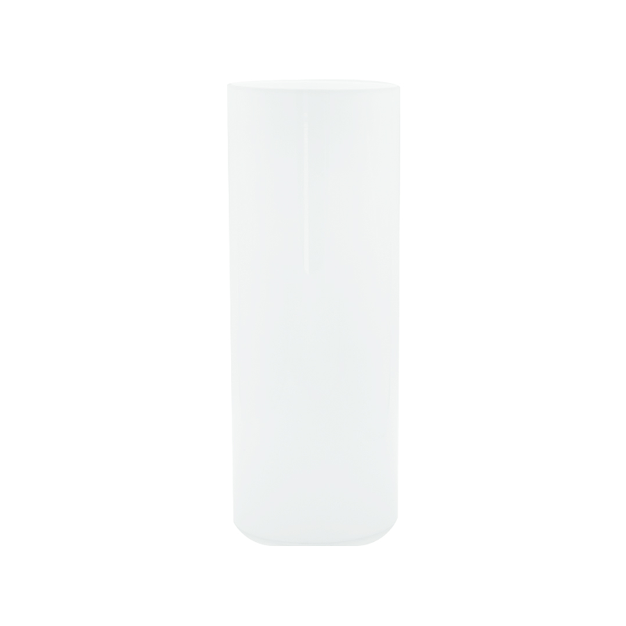 Rotex White Glass Vase 40cm